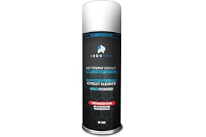 IRONTEK LUBRIFIANTS HAUTE QUALITE Nettoyant Climatisation Voiture et Maison 400ml | Irontek | Mousse Désinfectante Aérosol | Bactéricide, Fongicide, Désodorisant | Élimine Odeurs, Entretien Circuit Habitacle Auto clim Parfum Menthol