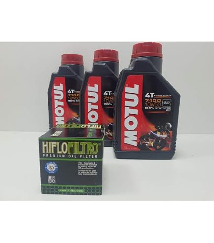 Honda CB600F Hornet Oil Change Kit – MOTUL 7100 10W40 (3L) + HIFLO Filter