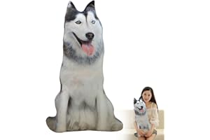 SMELEYOU Cuscino A Forma Di Cane Cuscini Per Cani 3d Realistici Cuscini Di Peluche Cuscino Di Peluche Cuscino Per Animale Per Il Divano Letto Decorazioni Per La Casa Regalo Di Compleanno 50cm