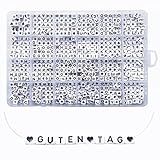 holzperlen natur buchstaben Ideales Zubehör für alle Arten von Handwerksprojekt: Schmuck machen, Scrapbooking, Friesen, Nähen, Kartengestaltung, Dekoration und andere Kunsthandwerk Arbeit