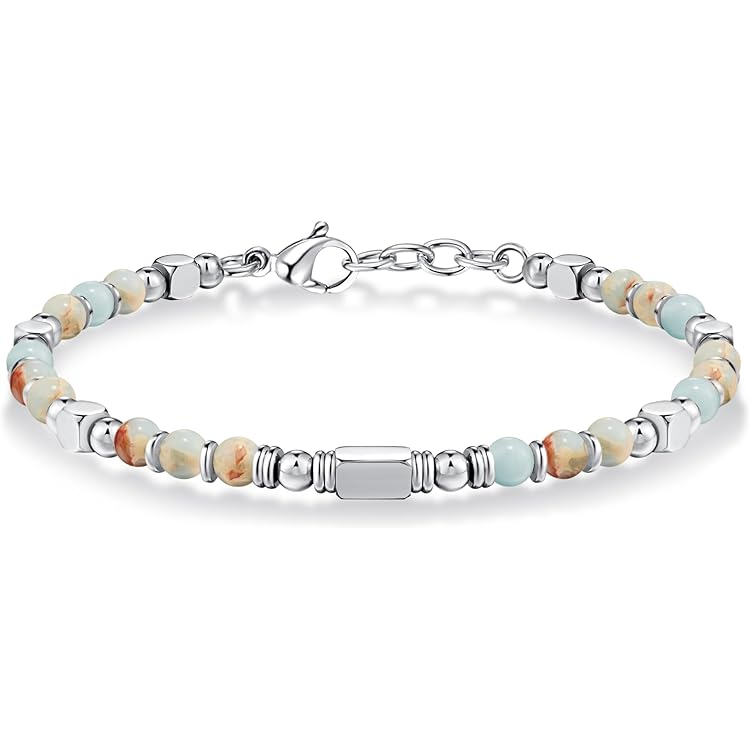 Stalen goldplated fantasiearmband met mattenklopper voor dames | -NL
