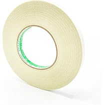 Doppelseitiges Klebeband Montageband Spiegelband 25mm x 66m Weiß