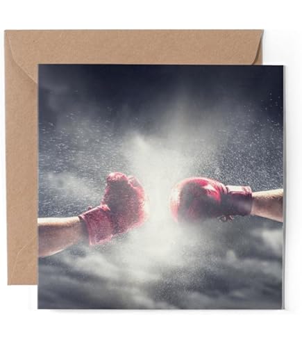 Artistic Boxing Gloves Vector Illustration In Watercolour Style