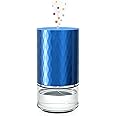 Airversa Waterless Diffuser Essential Oil 100ml Capacity Scent Air Machine for Home Aromatherapy Nebulizer Premium Metal Battery Operated 3 Mist Settings Timers Color Light AN3 Blue