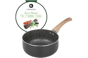 KASANOVA Casserole en pierre noire 1 anse cm18