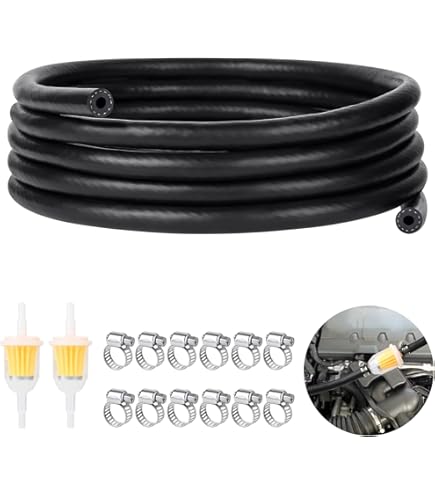 Tubo Benzina Ø6mm Con Fascette - Kit 1 Metro Per Moto E Auto - Foto 9