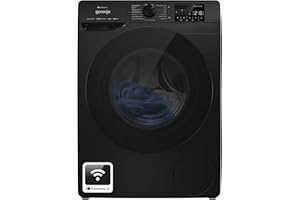 Gorenje WPNEI84A1DTSB Waschmaschine mit Dampffunktion/ConnectLife / 8Kg / 1400 U/min / 15 Programme/Totaler AquaStop/Wave Active Trommel/ExtraHygiene/PowerWash/Schnell Waschgang/EEK: A-10%