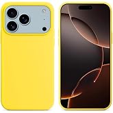 MADNOVA iPhone 17 Pro Max İle Uyumlu Lansman Kılıf İnce Sıvı Silikon 3 Katmanlı Tam Kaplamalı Yumuşak Jel Kau&ccedil;uk Telefon Kılı