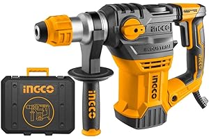 MARTELLO DEMOLITORE SCALPELLATORE 1500 W ingco RH150028 in valigetta SDS plus