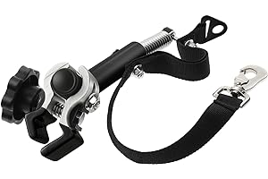 Homoyoyo Universal Fahrradanhänger Anhängerkupplung, Aluminiumlegierung Fahrradanhänger Linker Stecker Anhängerkupplung für Kinder Haustier Lastenrad Anhänger