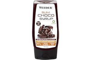 Weider Slim Sirope Vegano, Sabor de Chocolate -350 g