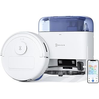 ECOVACS DEEBOT MINI Omni 2 in 1 Robot Vacuum Cleaner & Mop, 2025 New Launch, 9000 Pa, Self-Emptying Omni Station, ZeroTangle 2.0, TrueMapping 2.0, 45℃