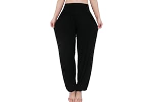 MEISHINE® Donna Modal Elastico Yoga Pantaloni Harem Fitness Pantaloni Pilates Danza Workout Pantaloni Sportivi Jogging