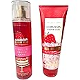 Bath & Body Works - Strawberry Pound Cake - 2 pc Bundle - Fine Fragrance Mist and Ultimate Hydration Body Cream - 2022