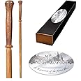The Noble Collection - Molly Weasley Character Wand - 15in (37cm) Wizarding World Wand With Name Tag - Harry Potter Film Set Movie Props Wands