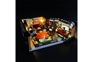 Hosdiy Jeu De Lumière pour Lego Friends Central Perk 21319 - LED Light Éclairage Kit Compatible avec Lego 21319 (Seul Lumière, sans Modèle)