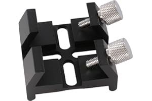 AISNYHO Universal Metal Dovetail Base Finderscope Mount Bracket for Finder Scope Dovetail Slot Plate Groove for Celestron C8/C8HD/C925/C11HD for SKYRVER 80ED/102ED/130APO/100ED and Other Telescopes