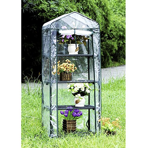 Preisvergleich Produktbild DEMA Gewächshaus 69x49x157cm mit 4 Gitterböden