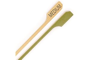 BambooMN Púas de bambú para marcar carne de 9 cm, 1000 unidades
