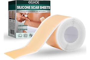 YOURKAY Silicone Scar Tape,Silicone Scar Sheets,Silikon-Narbentücher 4 x 150 cm,Wiederverwendbar Silikon Pflaster,Scar Tape Narbenpflaster Hidden Scars für Hauttypen,Narben Nach Operationen Verbrennun