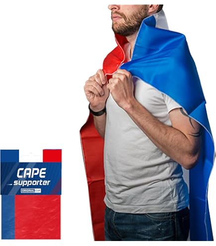 Casque Gaulois Lumineux Supporter France - Bleu Blanc Rouge - Taille Unique Adulte/ado - Rugby, Football, Handball