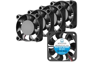WINSINN 40-mm-Lüfter 24 V, Ender 3-Lüfter-Upgrade 24-Volt-Lüfter 4010 Doppelkugellager, funktioniert mit Ender 3 Pro 3X CR-10S (5er Pack)