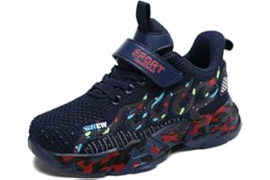 XINGHUANHUA Boys Basketball Shoes Boys Sneakers Men's Basketball Shoes Lining High Top Sport Shoes for Unisex Kids