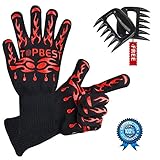 Topbest Hohe Qualität Grillhandschuhe(2er Set) mit...