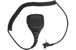 Astibym Radio Micrófono de Mano Micrófono con Altavoz de Hombro Compatible con Motorola MTP850 MTH800 MTS850 MTH600