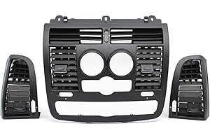 JAVON Auto Aria Condizionata Bocchette AC Vent Presa di Copertura Misura for Mercedes Benz Vito Viano W636 W639 2004-2015 6368300300 Presa d'aria condizionata per auto (Size : Model A 3pcs Set)
