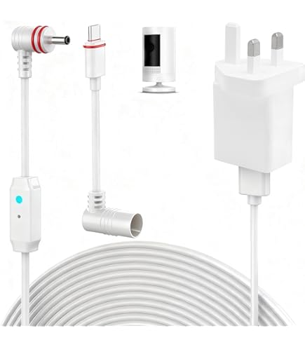 ALERTCAM Power Adapter for Stick Up Cam Battery(3rd Gen), with