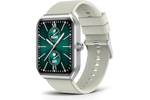 SOUYIE Smart Watch for Women, 1.91" HD Touch Screen Smartwatch with 100+ Sports, Blood Pressure, Heart Rate, Blood Oxygen, Sleep Monitor, IP68 Waterproof Fitness Tracker Compatible with Android iPhone Beige