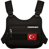 Motosiklet G&ouml;ğ&uuml;s &Ccedil;antası Yelek Tipi Geniş Hacimli unisex ithal motorcu &ccedil;antası g&uuml;nl&uuml;k koşu &ccedil;antası