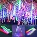 Produktbild 3PCS IP64 wasserdichte Meteor Dusche Regen Licht Tube Wasserdicht Icicle Schnee Falling Raindrop String Licht für Outdoor Indoor Hochzeitsfest Weihnachten Weihnachtsbaum Dekoration Farbe