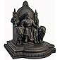 vinayak Art Studio Chhatrapati Shivaji Maharaj Statue Black