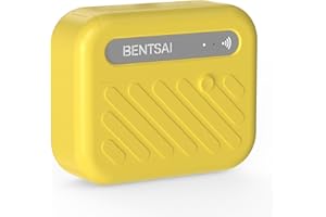 BENTSAI B10 Mini Stampante Palmare Portatile Connessione Wi-Fi Wireless con APP iOS/Android per Codice a Barre/Codice QR/Data di Produzione/Numeri/Lotto/Immagine/Logo (Yellow)