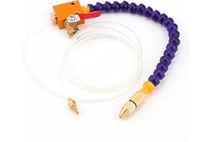 WIFEHELPER Nebel Kühlmittel Schmierspray System Metallschneiden Gravur Kühlsprüher für 8mm Luftrohr CNC Drehmaschine Mühle Bohrgerät