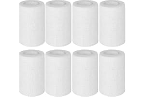 ADMITRY Selbstklebender Verband, 8 Rollen x 7,5cm x 4,5m Pflaster Rolle Verbandsmaterial, Elastische Binde Bandage Fixierbinde Haftbandage Selbstklebend