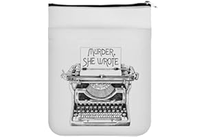 KUIYAI Libro ispirato alla serie regalo Murder Mystery Series Gift Murder Mystery Book Sleeve For Book Lover Bookish (lei ha scritto UK)
