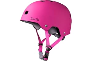 ‎OUTDOORMASTER OutdoorMaster Skateboard Fahrradhelm - Zwei herausnehmbare Innenfutter Belüftung Multi-Sport Roller Skate Inline Skating für Kinder, Jugendliche & Erwachsene