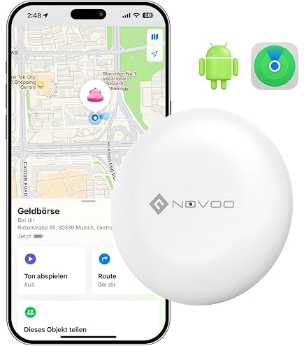 Localizzatore Bluetooth 5.2 2 Pezzi Per Chiavi, Borse E Animali – Allarme Sonoro E Ricerca Bidirezionale, Batteria CR2032