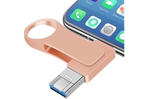 gaborlet USB Stick 512GB 4 IN 1 USB 3.0 Speicherstick Metall USB Flash-Laufwerk Externer Speichererweiterung für Smartphone Computer Android Tablet PC Laptop