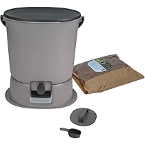 Composter Da Cucina Bokashi CÉCOA 10L - Per Compost Senza Odori, Con Rubinetto E Attivatore - Foto 8