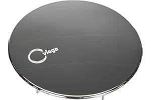 Viega Abdeckhaube Tempoplex, Ersatzteil, Abdeckung, für Duschwannen-Ablauf, mit 3 Aufsteckpunkten, 90 mm Ablaufloch, Chrom, 22145 0