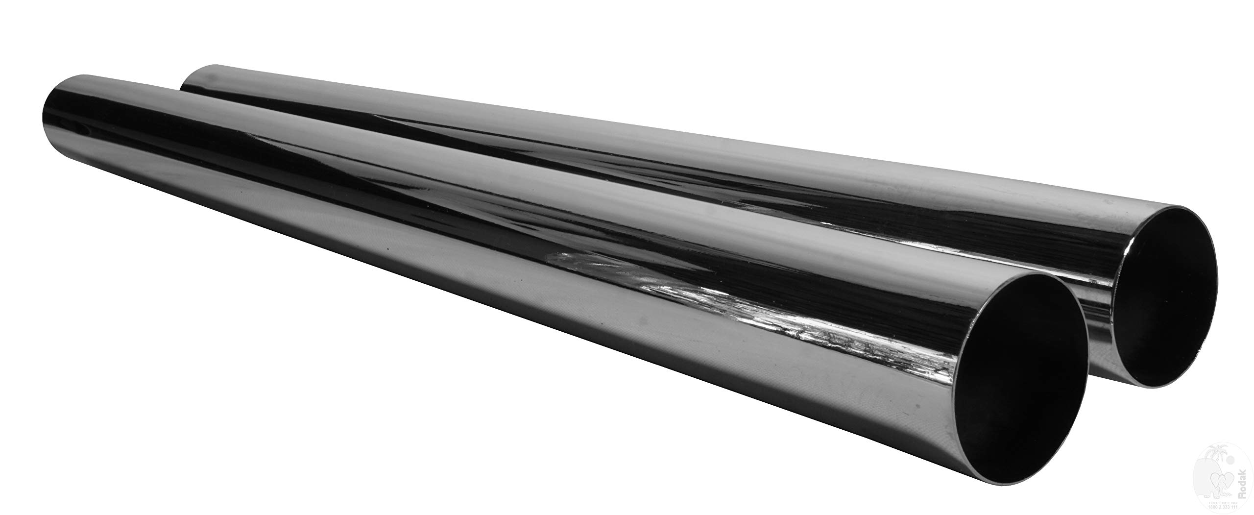 RODAK 2 Extension Steel Tubes: Superior Quality, 32mm Connecting Size, Chrome Plated - A Must-Have for DIY Enthusiasts!