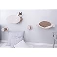 TRIXIE Wall Mount Cat Tree Lounge Set | Brown | Condo | Hammock | Scratching Post | Cat Furniture