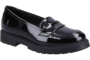 Hush Puppies Girl's Hazel Patent SeniorSchool Uniform Shoe