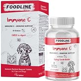 Foodline 75 Tablet, Kedi ve K&ouml;pekler İ&ccedil;in (Immune +C)