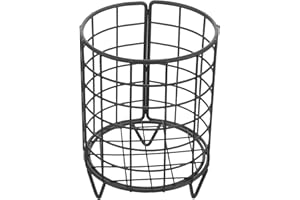 PATKAW Metal Rabbit Feeder, 4.72x6.29" Standing Bunny Feeder Rack, Small Animals Feeding Holder Rabbit Cage Grass Dispenser Bunny Food Manger - Black