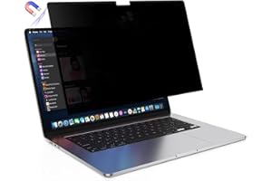 Protescreen Magnetica Pellicola Privacy per MacBook Air 15 Pollici (2023-2025,M2,M3，M4),Filtro Privacy Schermo,Protettiva Schermo Rimovibile Anti Luce Blu Antiriflesso per Mac 15.3"